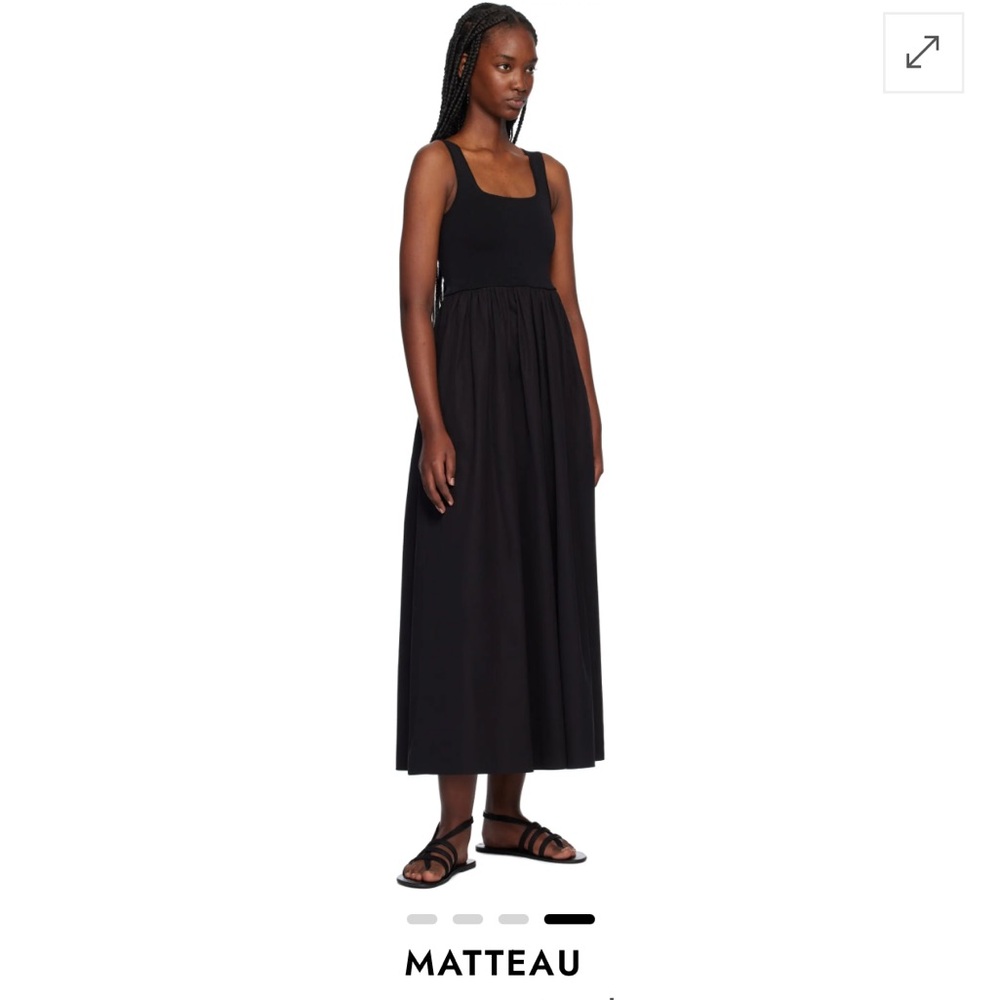 Matteau Women's Black Maxi Dress
